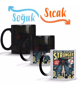 Stranger Things Sihirli Kupa Bardak Porselen