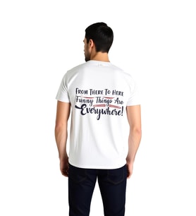 Erkek Baskılı Tişört Komik Yazı Desenli Retro Stil Günlük Giyim Rahat Kesim Konforlu Modern Şık