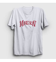 Presmono Unisex Beyaz Round Logo Band Maneskin T-Shirt 362300tt (Beyaz)