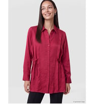 LCW EVERYDAY Bordo Modal Karışımlı Kadın Gömlek Tunik