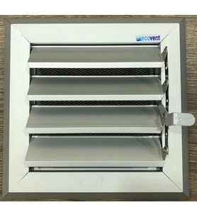ecovent 30X30  ALÜMİNYUM MENFEZ MAT ELOKSAL GRİ
