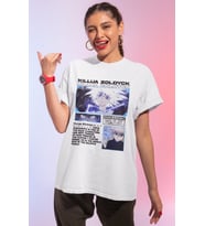 Killua Zoldyck Hunter X Hunter Baskılı Unisex Oversize Anime Tişört