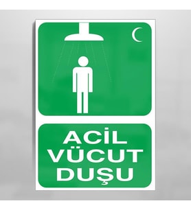 Acil Vücut Duşu 20x30cm