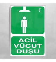 Acil Vücut Duşu 20x30cm