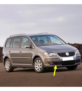 VW Touran 2009-2010 Ön Tampon Sağ Sis Farı Çerçevesi 1T0853666P