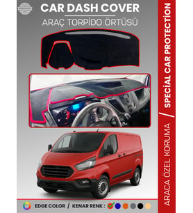 FORD TRANSİT CUSTOM (2012-2020) Torpido Örtüsü Ön Göğüs Koruma Torpido Koruma Tam Uyum