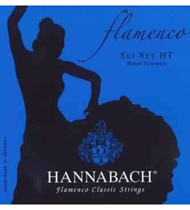 Hannabach 8278HT Flamenko Gitar Alt 3'lü Tel Seti (Profesyonel - Yedek Bas Takımı)  High Tension (Sert), Performans Odaklı Parlak Baslar, Gümüş Kaplama Özel Sarım  Ölçüler: 4/4 Standart Flamenko Gitar