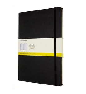 Moleskine Sert Kapak Defter Siyah (Kareli - 19x25)