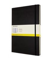 Moleskine Sert Kapak Defter Siyah (Kareli - 19x25)