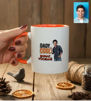 Kişiye Özel Karikatürlü Babaya Hediye Daddy Cool Kupa Bardak Babalar Günü Hediyesi
