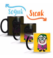 Joker Minion Sihirli Kupa Bardak Porselen