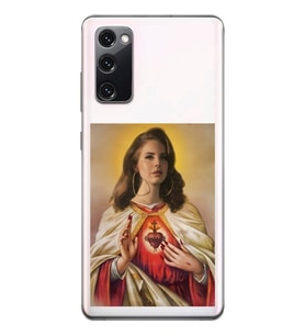 Samsung Galaxy S20 FE Uyumlu Lana Del Rey Desenli Şeffaf Telefon Kılıfı