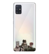 Samsung Galaxy A51 Uyumlu JoJo's Bizarre Adventure Tasarımlı Şeffaf Telefon Kılıfı