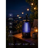 Gece Aydınlatmalı Elektronik Böcek Yakalama Teknolojisi