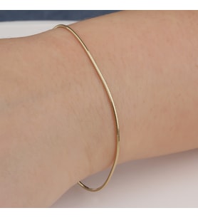 Glorria Altın 1,5 mm Tondo Zincir Bileklik