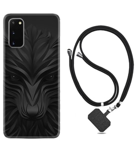 Samsung A02S A03S A10 A12 A13 A21S A22 Kılıf Boyun Askılı Silikon Black Fox 1325