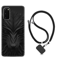 Samsung A02S A03S A10 A12 A13 A21S A22 Kılıf Boyun Askılı Silikon Black Fox 1325