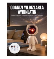 Mey İthalat® Projeksiyon Güneş Lambası Astronot Gün Batımı Projektör LED Işıklı Yeni Nesil