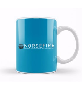 Black Norsefire V For Vendetta Kupa Bardak Porselen