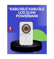 Trendlia Çoklu Kablo Çıkışlı Taşınabilir Powerbank Kompakt Tasarım