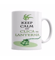 Keep Calm & Clica na Lanterna Kupa Bardak Porselen