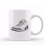 Air Jordan 11 Concord Surprisingly Fans Art Kupa Bardak Porselen