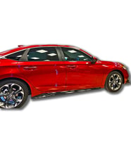 Honda Civic FE Yan Marşpiyel Seti Mat Siyah Plastik 2 Adet 2022+