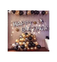 Happy Birthday Doğum Günü Balonu Seti Lüks Set