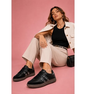 Muggo SPARKLY Kadın Sim Detaylı Günlük Sneaker Spor Ayakkabı
