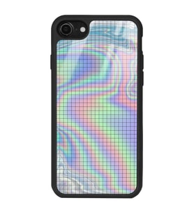 iPhone 8 Neon Dama Tasarımlı Glossy Telefon Kılıfı