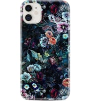 Apple iPhone 11 12 13 Mini Kılıf Desemli Silikon Great Flowers 1304