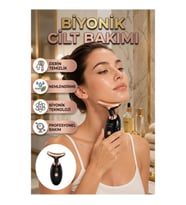 Biyonik Yüz ve Boyun Cilt Bakım Cihazı – Ses Dalgası Titreşimli Masaj ve Nemlendirme