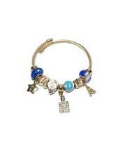 JTAW24ÇEB1429 JANTİ ÇELİK BİLEKLİK - PANDOORANIN CHARMLARI GOLD RENK KARARMAZ