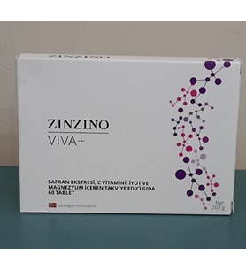 Zinzino Viva Safran Ekstresi C Vitamini İyot ve Magnezyum İçeren Takviye Edici Gıda