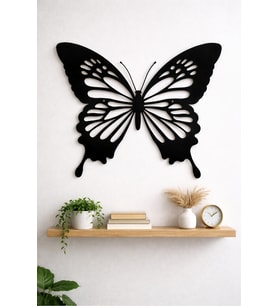 Kelebek Duvar Dekoru – Modern Duvar Süsü ve Dekoratif Aksesuar 20x20cm 2mm Kalınlık