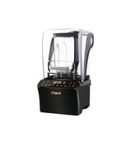 Gastrotech GT-E8 Bar Blender, Gürültü Önleyici Kapaklı, 1.2 L, 1500 W, Siyah