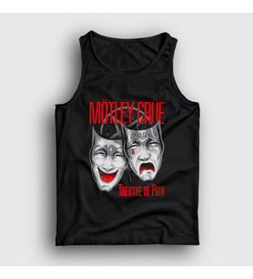Presmono Unisex Siyah Theatre Mötley Crüe Atlet 167471tt
