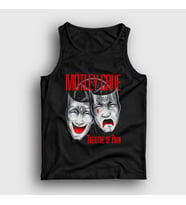 Presmono Unisex Siyah Theatre Mötley Crüe Atlet 167471tt