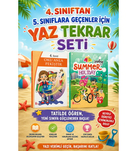 4.Sınıftan 5.Sınıflara Geçenler İçin Yaz Tekrar Seti (Oku Anla Pekiştir-İngilizce)