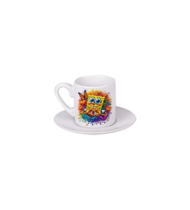 Ghostbastır Design Sünger Bob Türk Kahvesi Fincanı 016