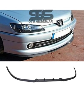 Peugeot 306 Cupra R Uyumlu Ön Lip Mat Siyah Ön Tampon Lip