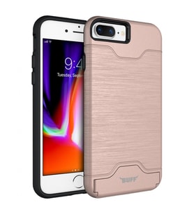 Buff iPhone 8 Plus / 7 Plus ile Uyumlu Slim Folder Kılıf Rose Gold