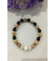 8 MM PANİK ATAK DOĞAL TAŞ BİLEKLİK (GÜNEŞ TAŞI, DUMANLI KUVARS, AY TAŞI, PEMBE KUVARS, HEMATİT)