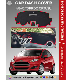 FORD FİESTA (2008-2017) Torpido Örtüsü Ön Panel Koruma Tam Uyum Çatlamayı Önler Kolay Montaj