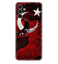Samsung A23 A31 A32 A50 A51 A52 A53 A70 Kılıf Desenli Silikon Wolf and Moon 2 1381