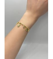 Ananas Charm Çelik Kelepçe