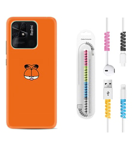 Xiaomi Redmi Note 7 8 9 Pro 10 2022 10 Pro 10S Kılıf Kablo Koruma Spiral Silikon Garfi 1733