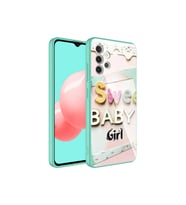 Samsung Galaxy A32 4G Uyumlu Kılıf Kamera Korumalı Desenli Sert Silikon Zore Epoksi Kapak (Model 5)