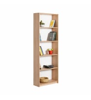 Adore Mobilya Modern 5 Raflı Kitaplık - Sonoma 64x182x26 cm (GxYxD)