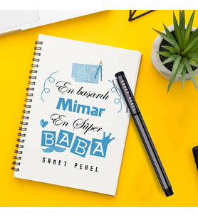 Mimar Babalara Özel Defter ve Kalem